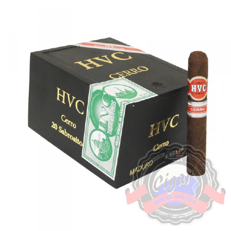HVC Cigars Cerro Maduro Sabrosito is a medium to full body blend with a Mexican San Andres wrapper. Order a box now at Cigar Basement.