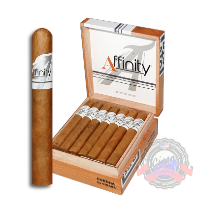 Affinity Corona (Sindicato Cigars) - Made in small batches and distributed to only a handful of the nation's best cigar shops, Affinity is a prestigious brand you'll enjoy at a modest price. Affinity is one of the 